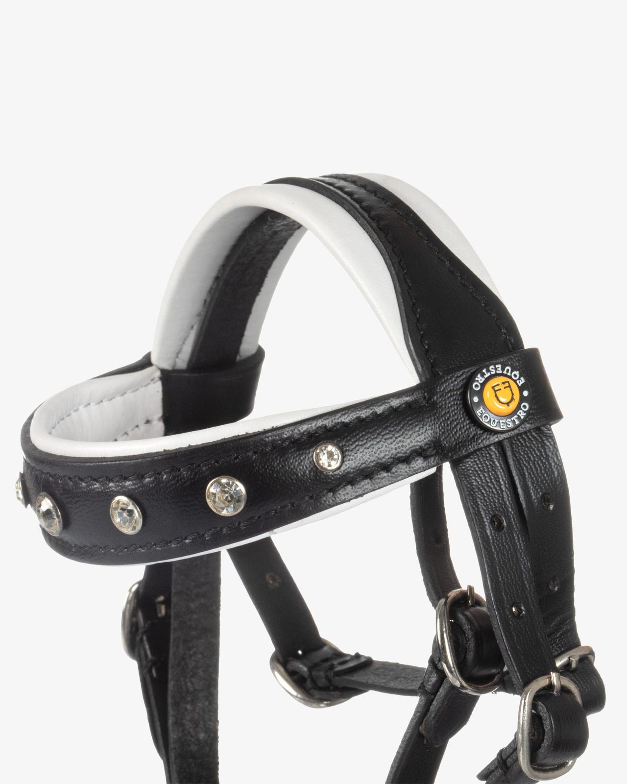 Briglia per Toy horse cuoio e strass
