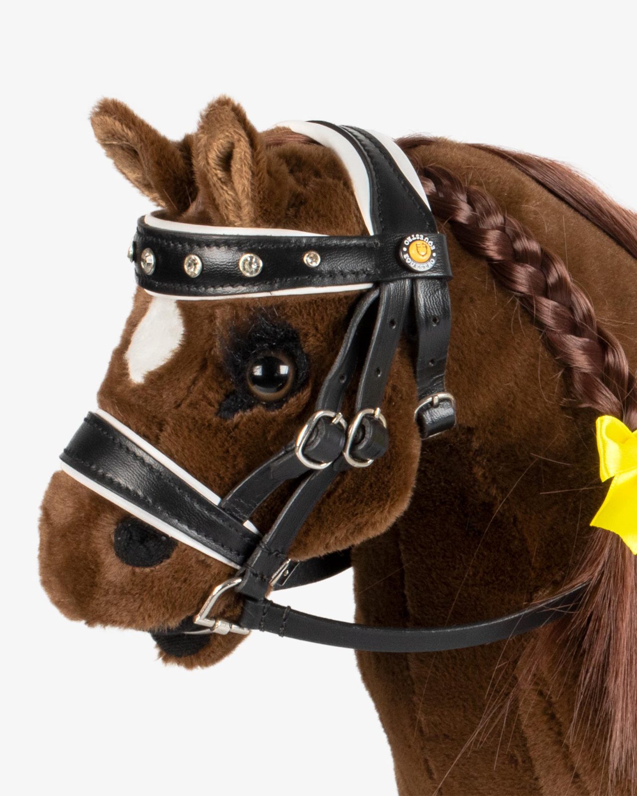 Briglia per Toy horse cuoio e strass