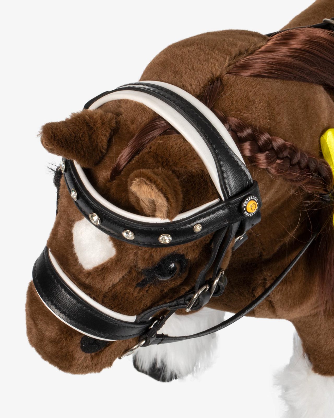Briglia per Toy horse cuoio e strass