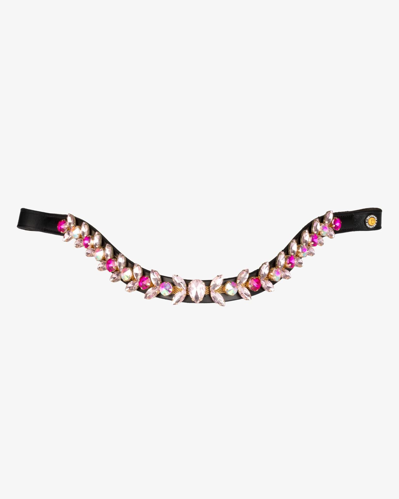 Northern Lights Crystal leather browband