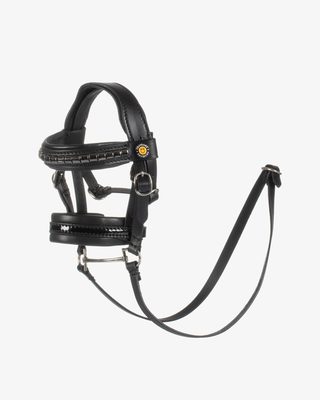 Briglia per Toy horse cuoio e clincher argento