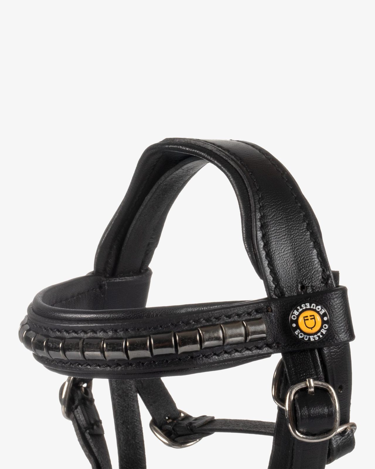 Briglia per Toy horse cuoio e clincher argento