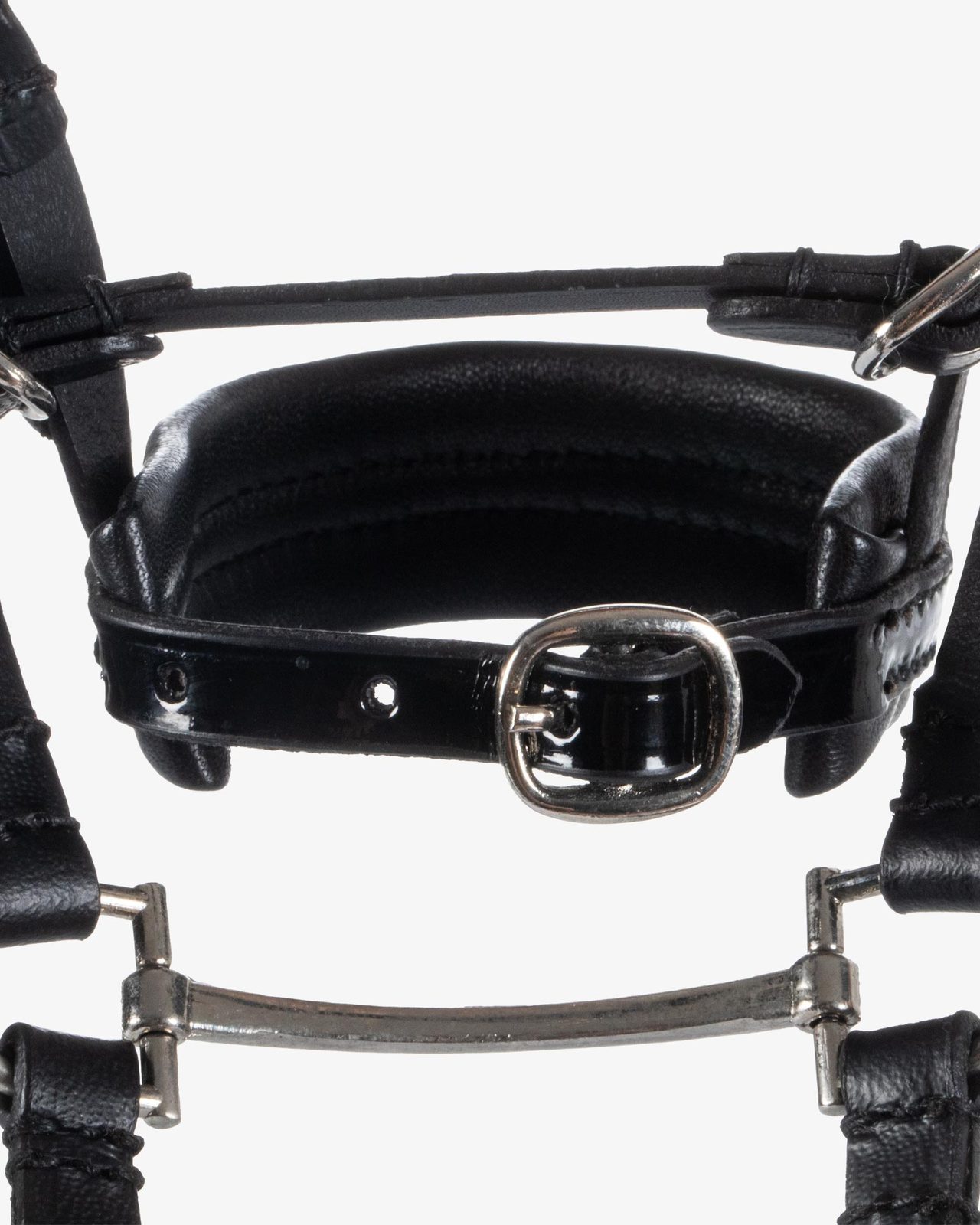 Briglia per Toy horse cuoio e clincher argento