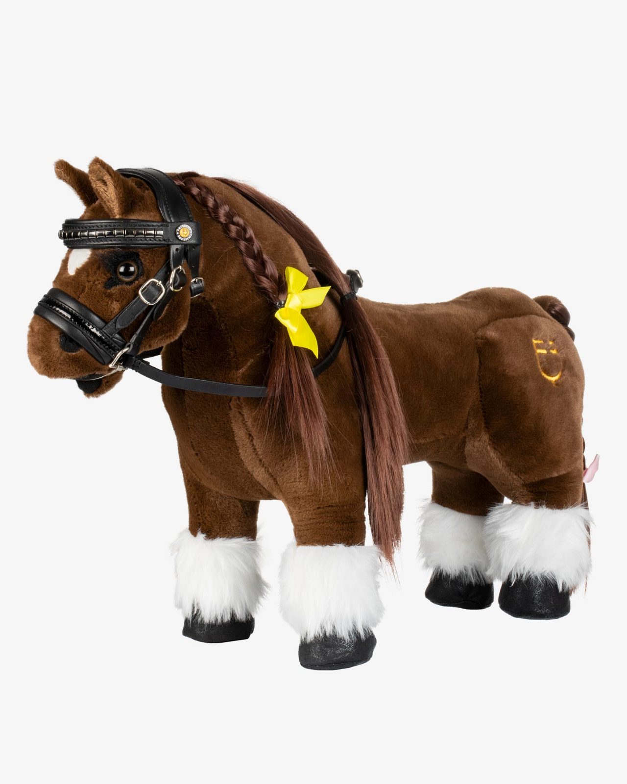 Briglia per Toy horse cuoio e clincher argento