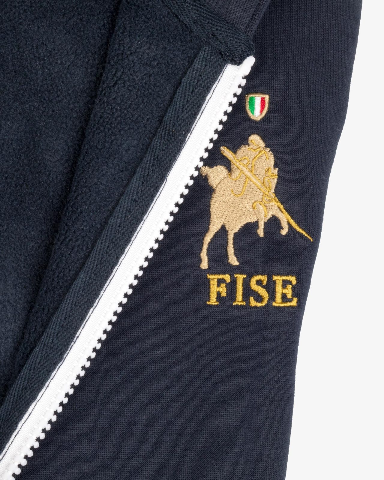 Men's fleece hoodie Equestro X FISE