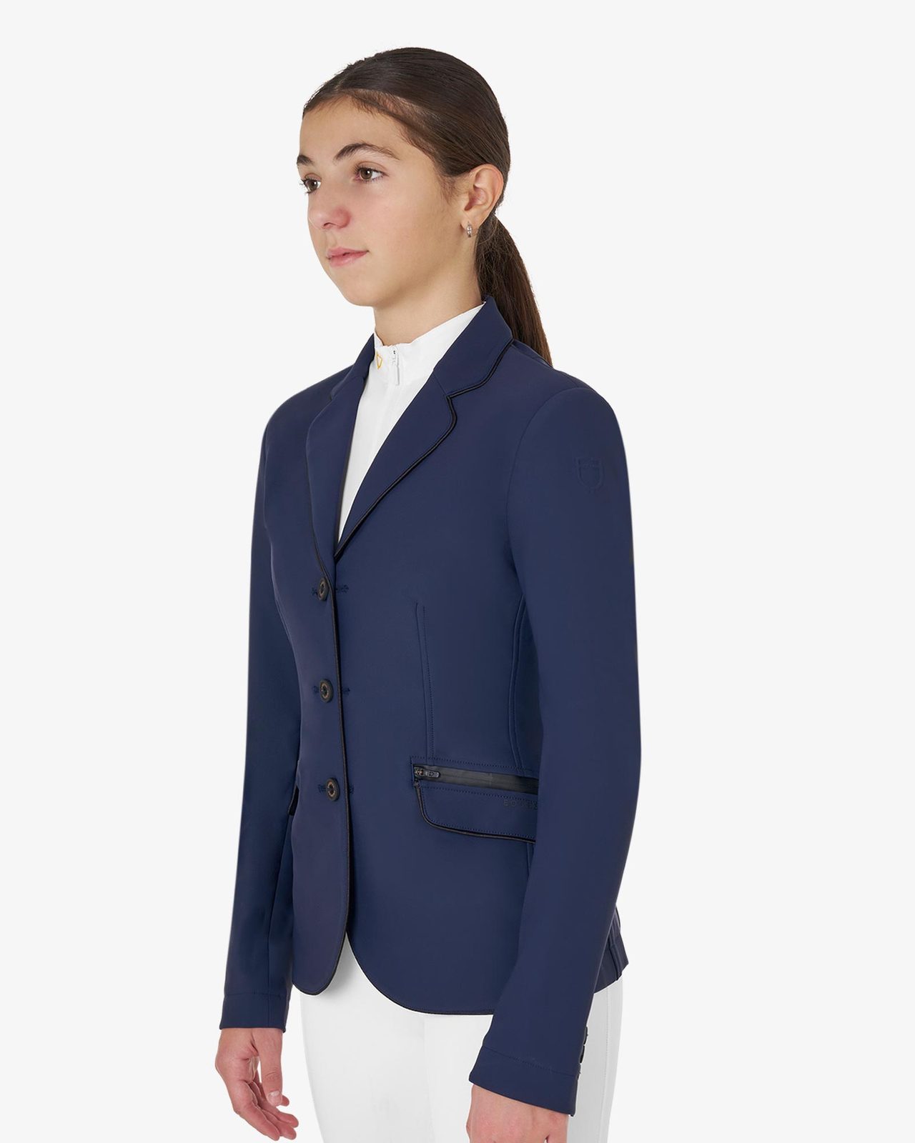 Girls' competition jacket in technical fabric