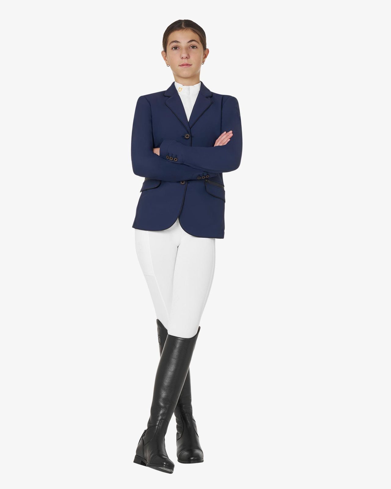Girls' competition jacket in technical fabric