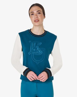 Felpa donna EQ girocollo