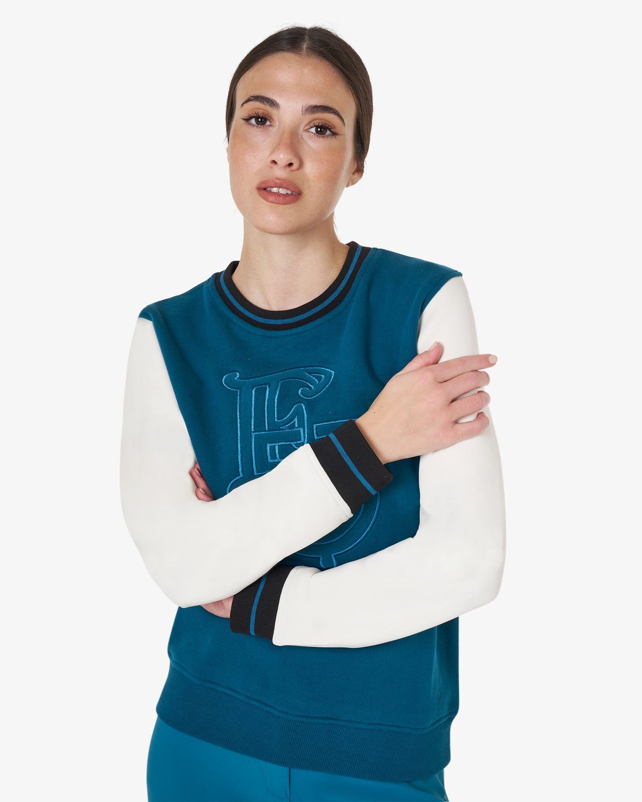 Felpa donna EQ girocollo