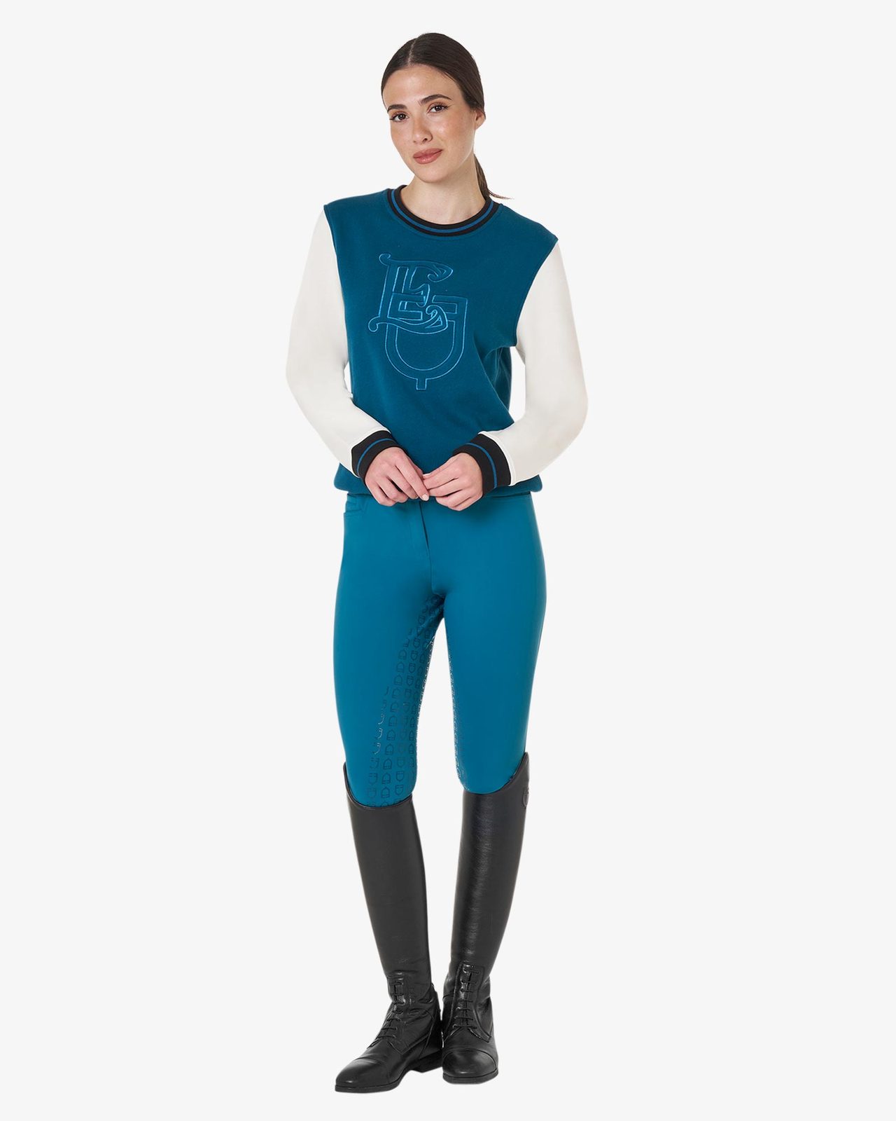 Felpa donna EQ girocollo