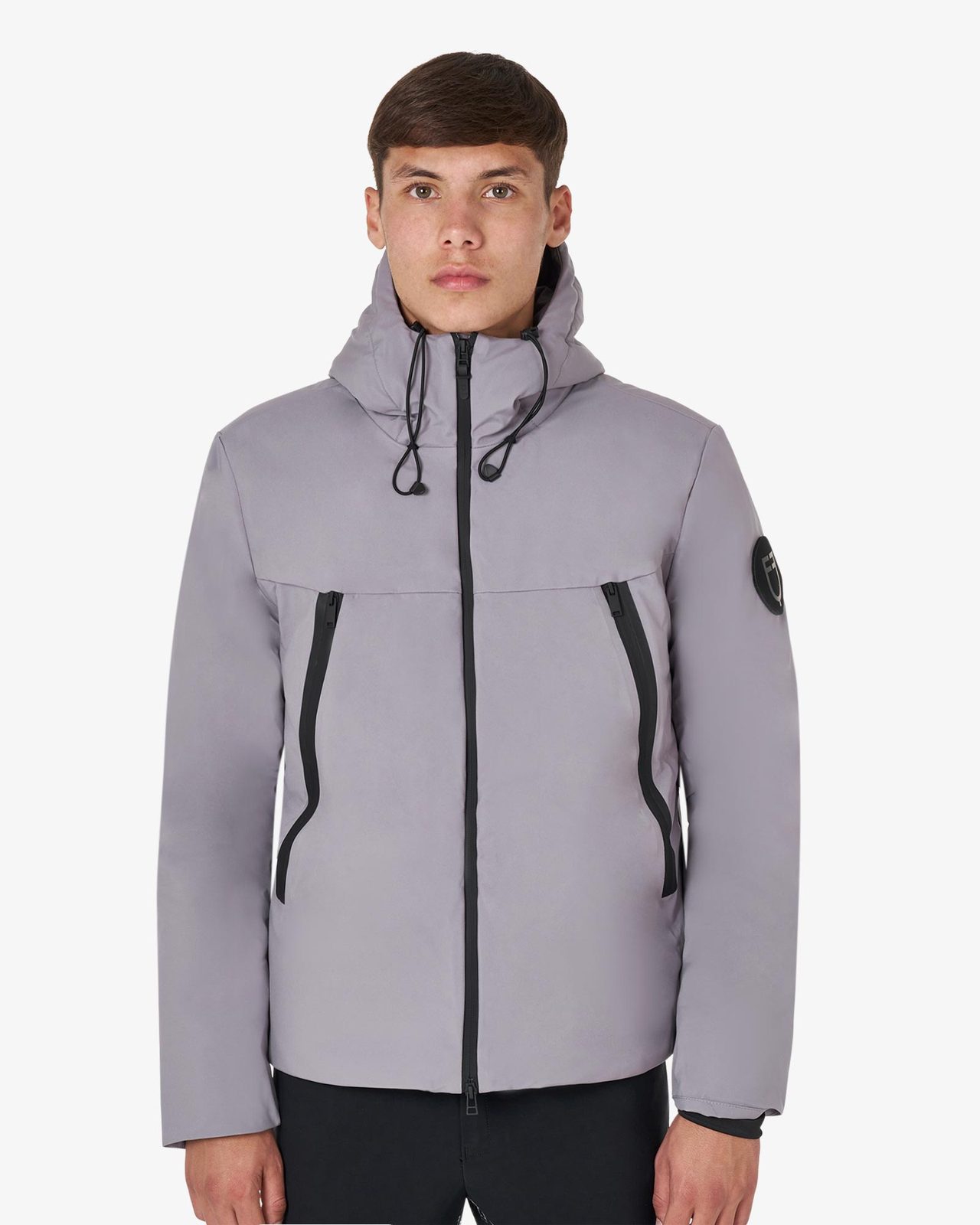 Men's waterproof and windproof jacket in nylon