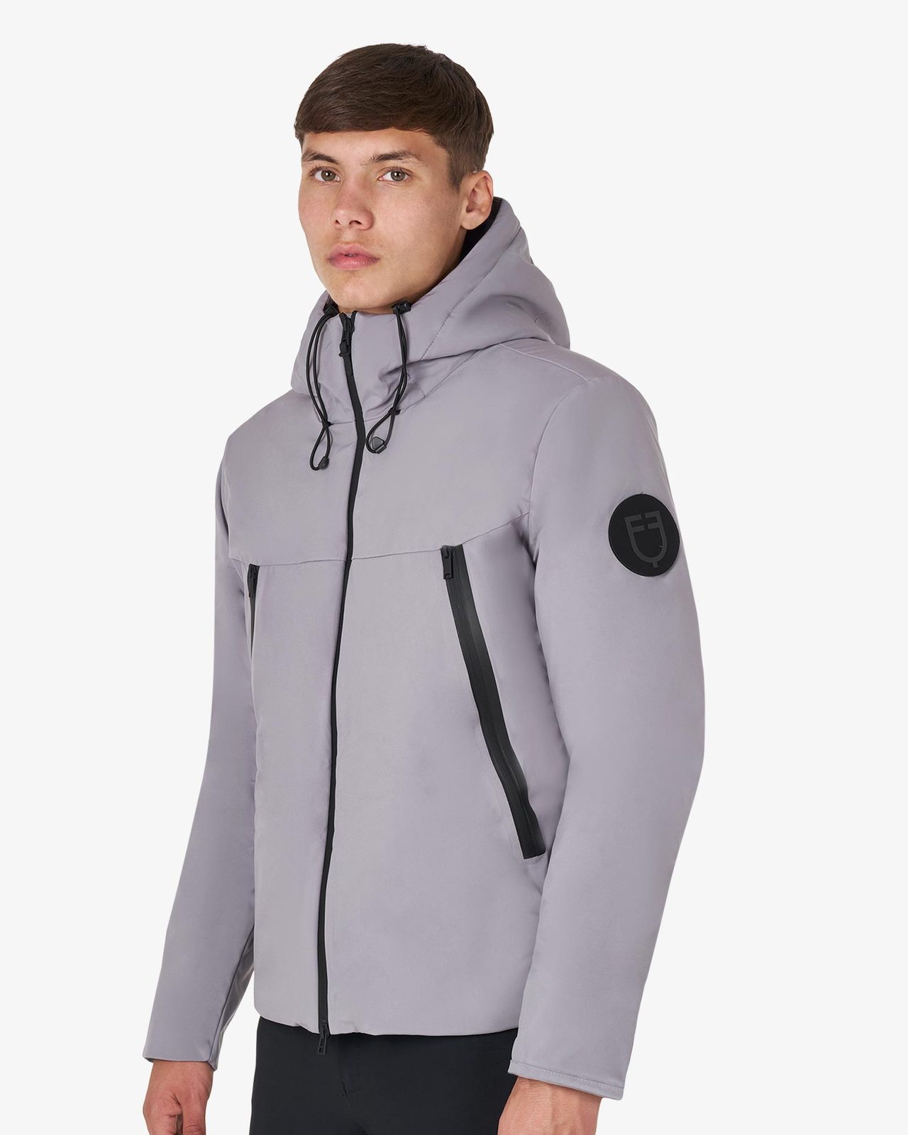 Men's waterproof and windproof jacket in nylon