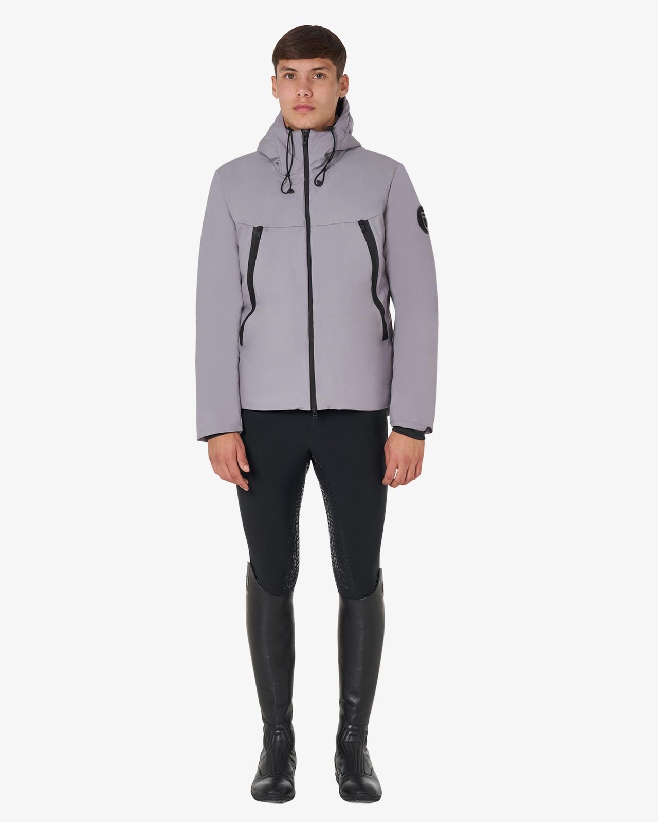 Men's waterproof and windproof jacket in nylon