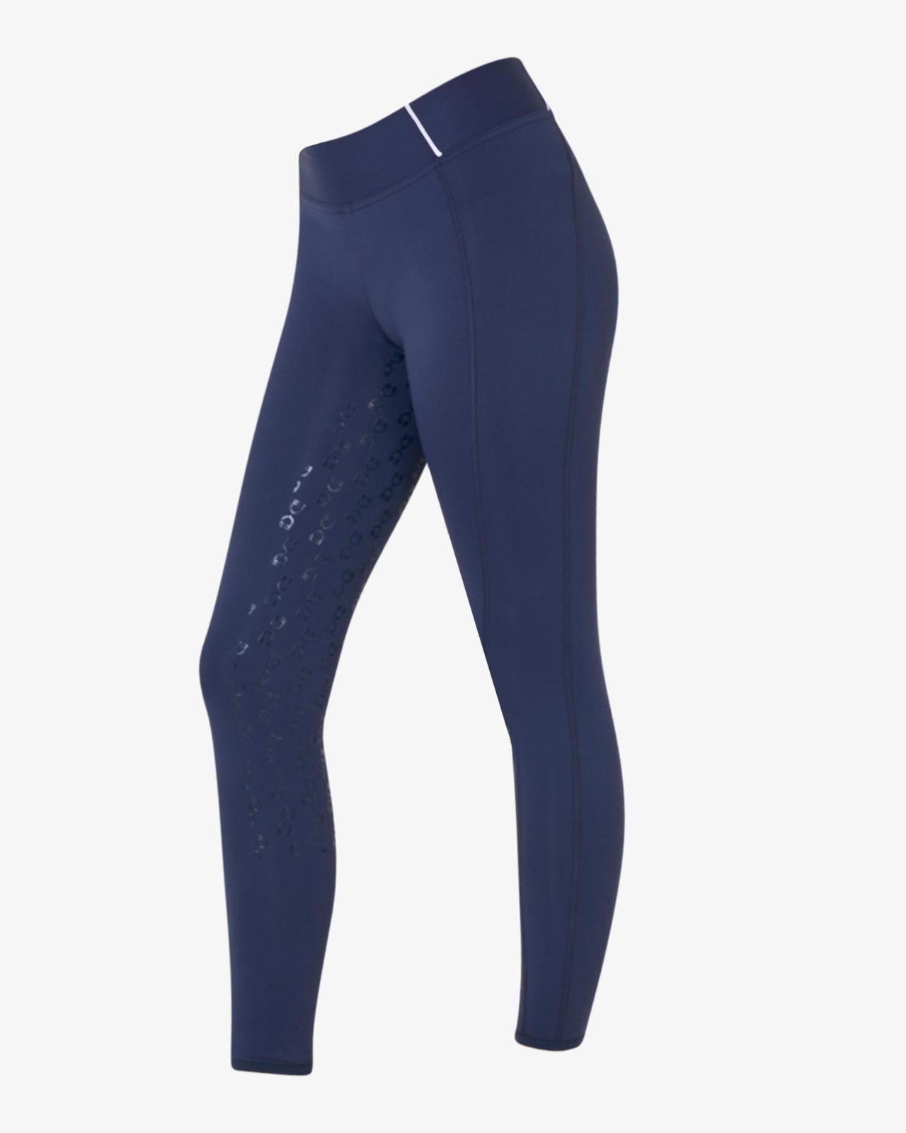 Leggins bambina slim fit grip con logo