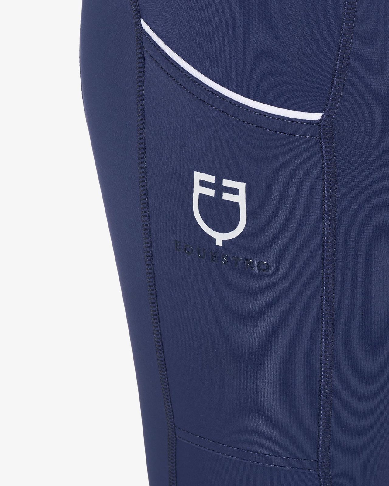 Leggins bambina slim fit grip con logo