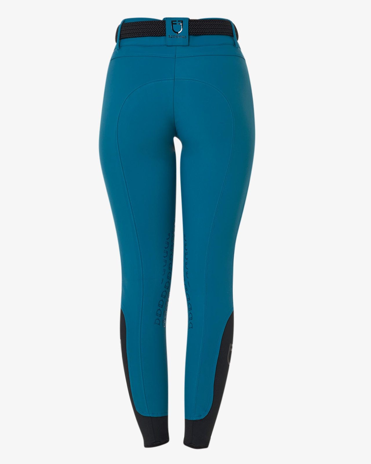 Pantaloni donna a vita alta con grip ginocchio