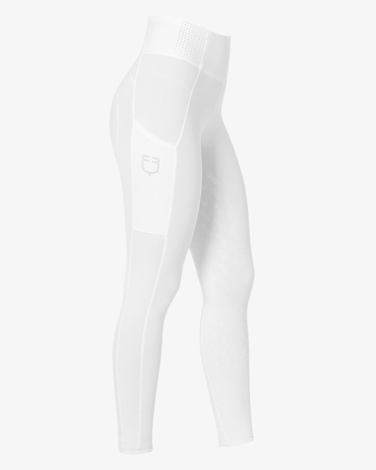 Leggings donna slim fit con strass