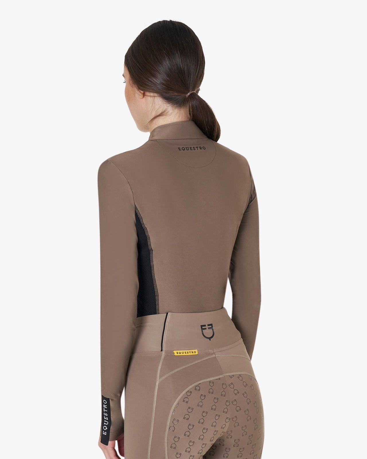Polo tecnica donna da allenamento manica lunga