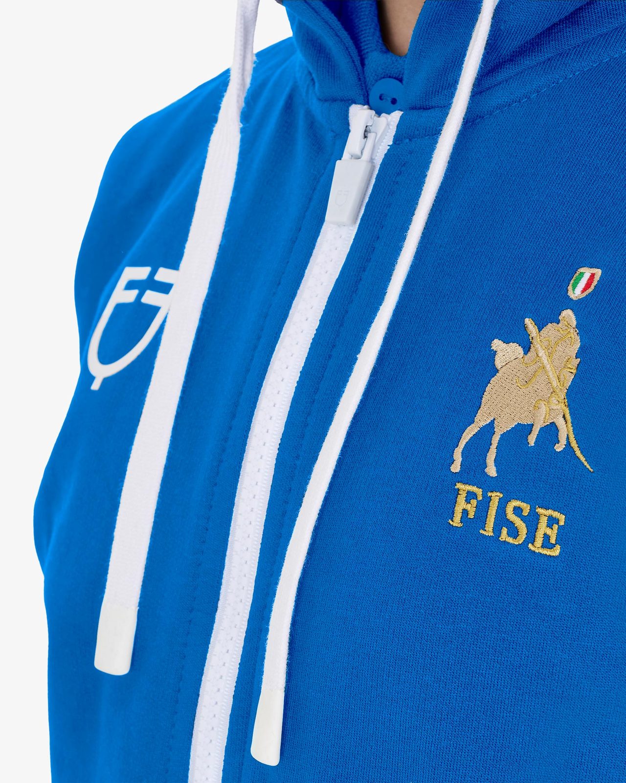Kids'fleece unisex hoodie Equestro X FISE