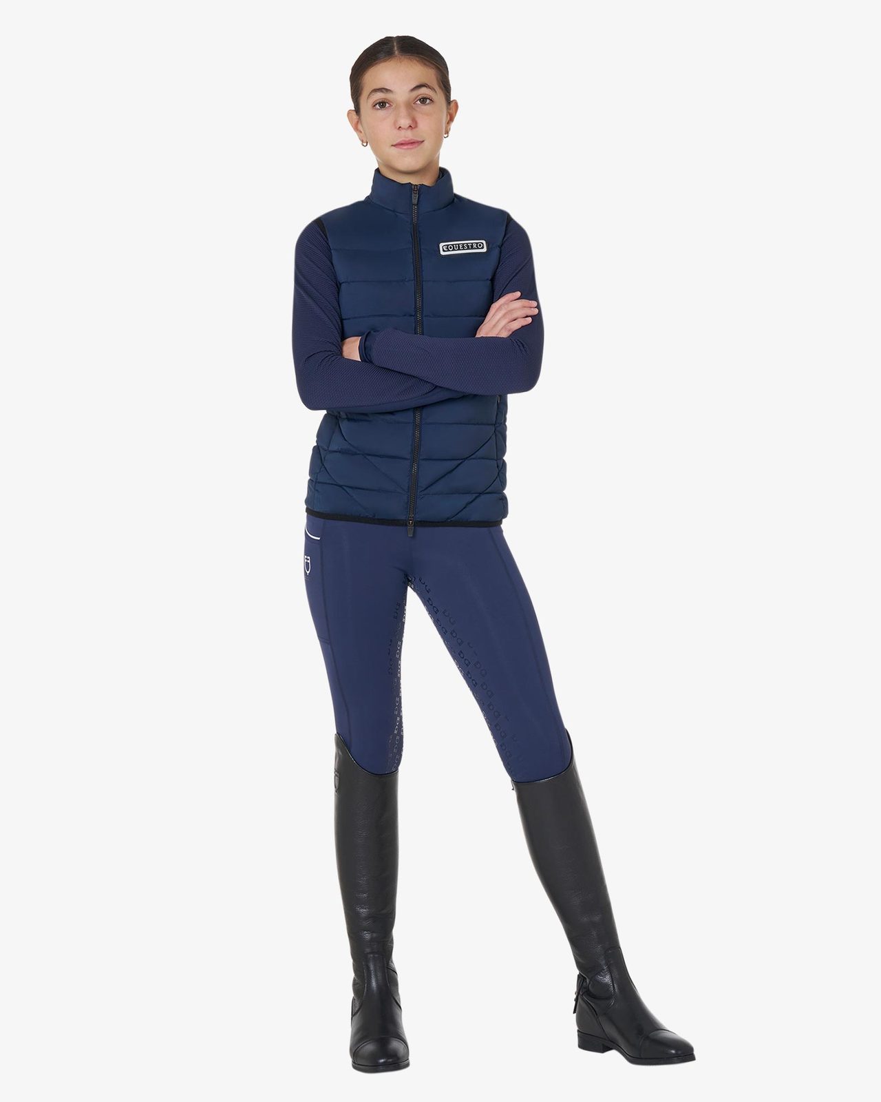 Girls' technical nylon vest