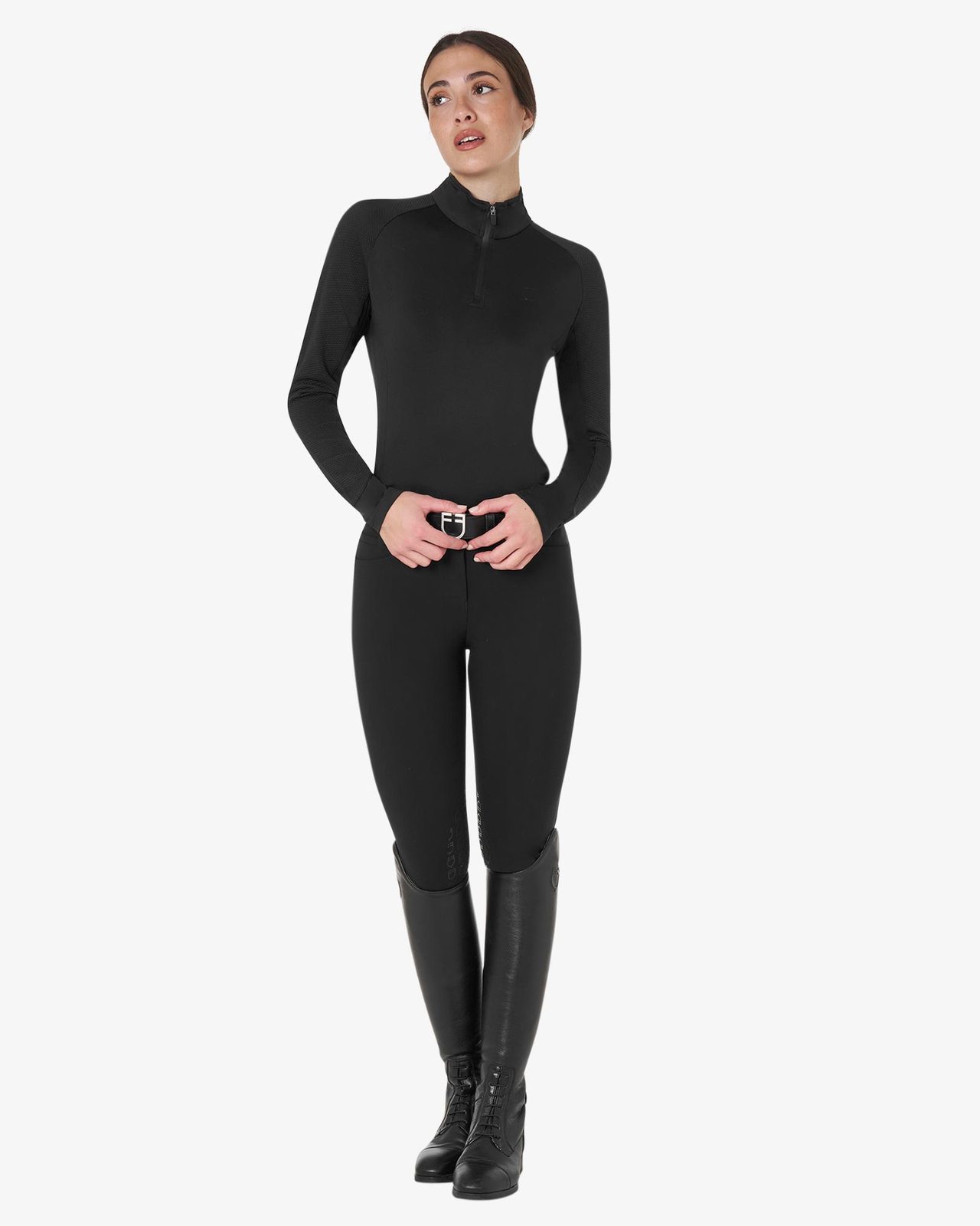 Women's slim fit long sleeve base layer