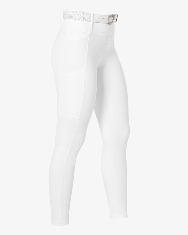 Leggings donna a vita alta con passanti