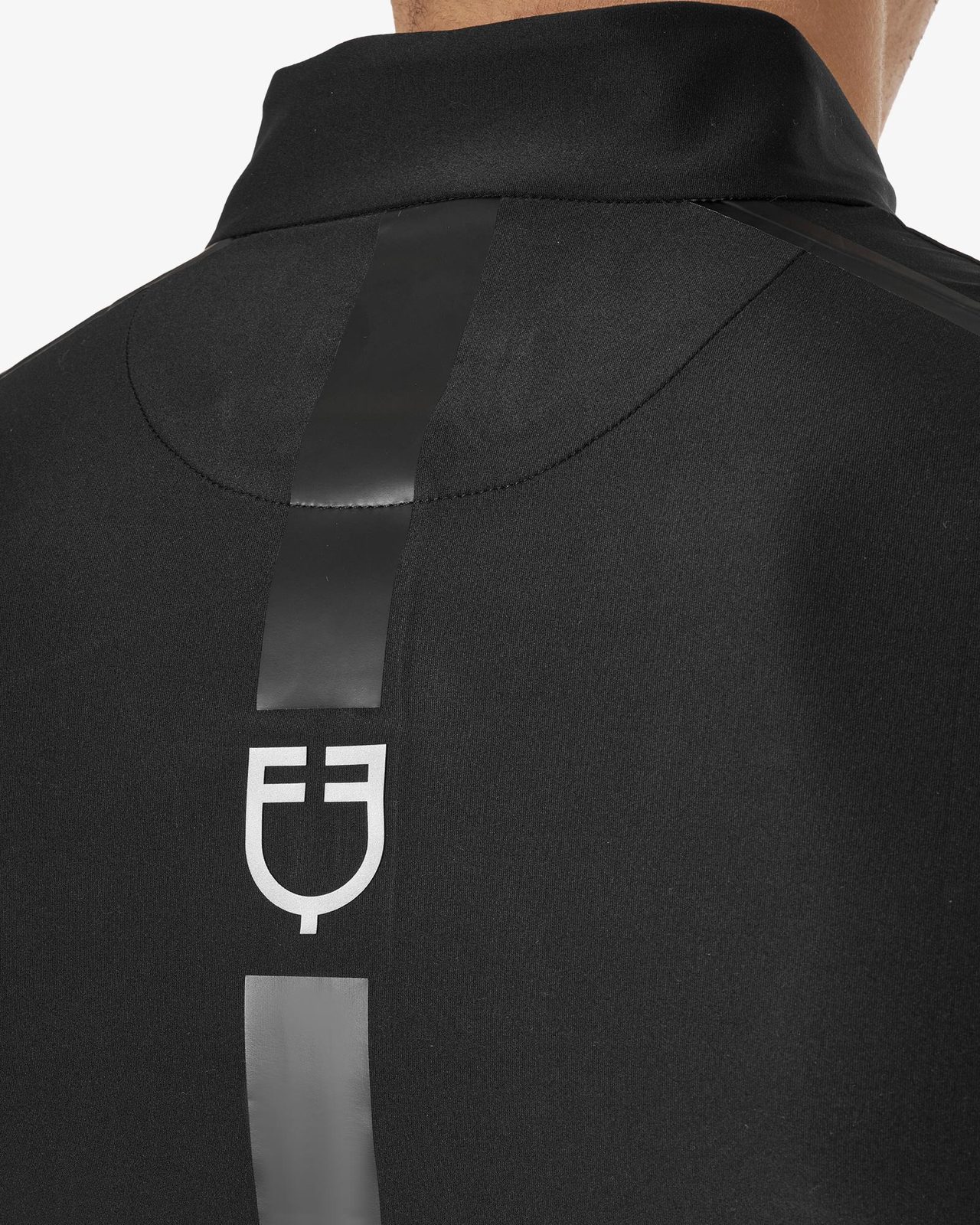 Polo uomo da allenamento slim fit manica lunga