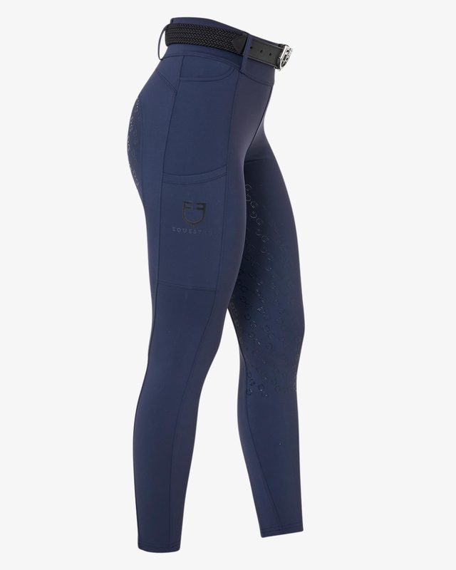 Women's high-waisted leggings with belt loops
