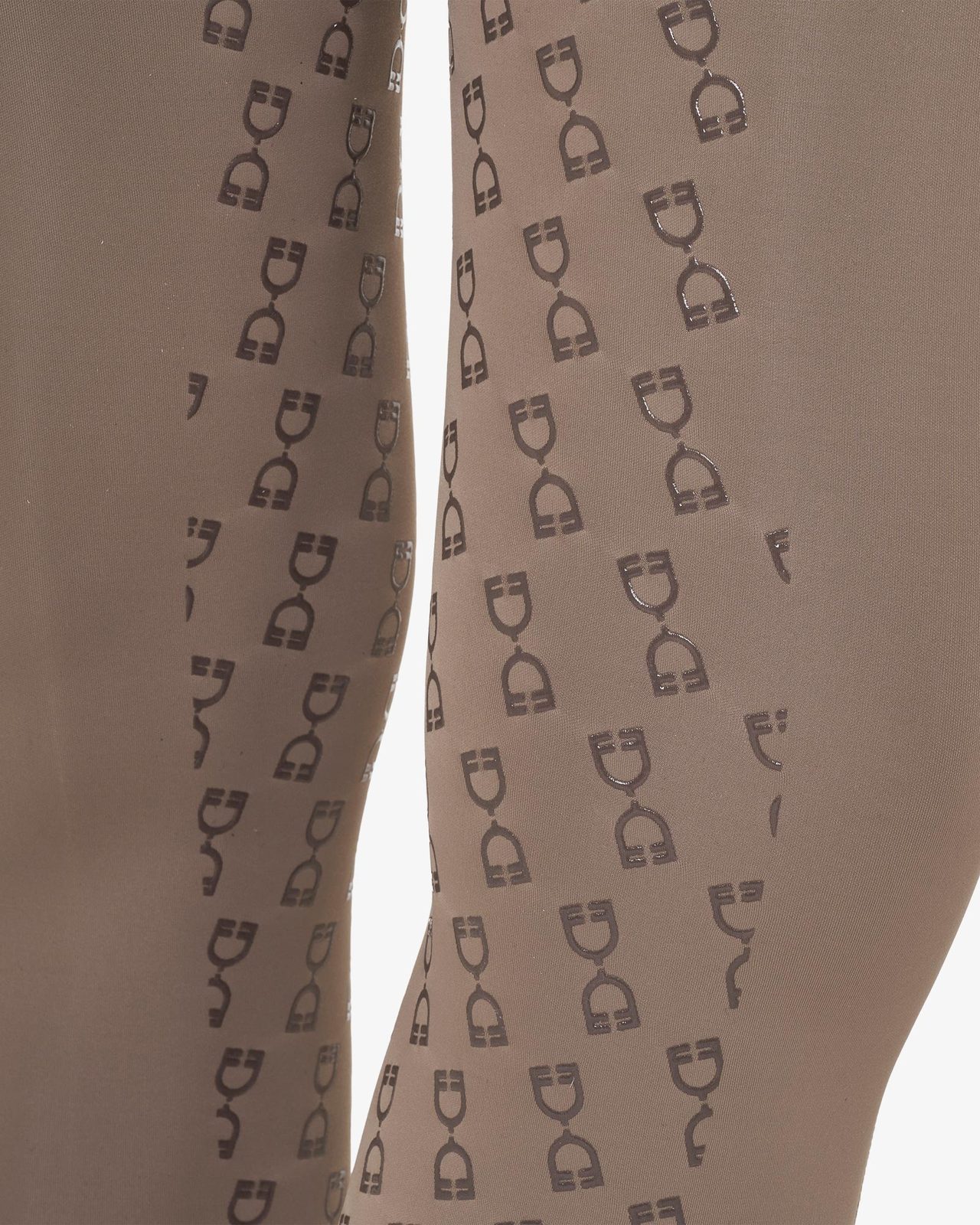 Leggins bambina slim fit grip con logo