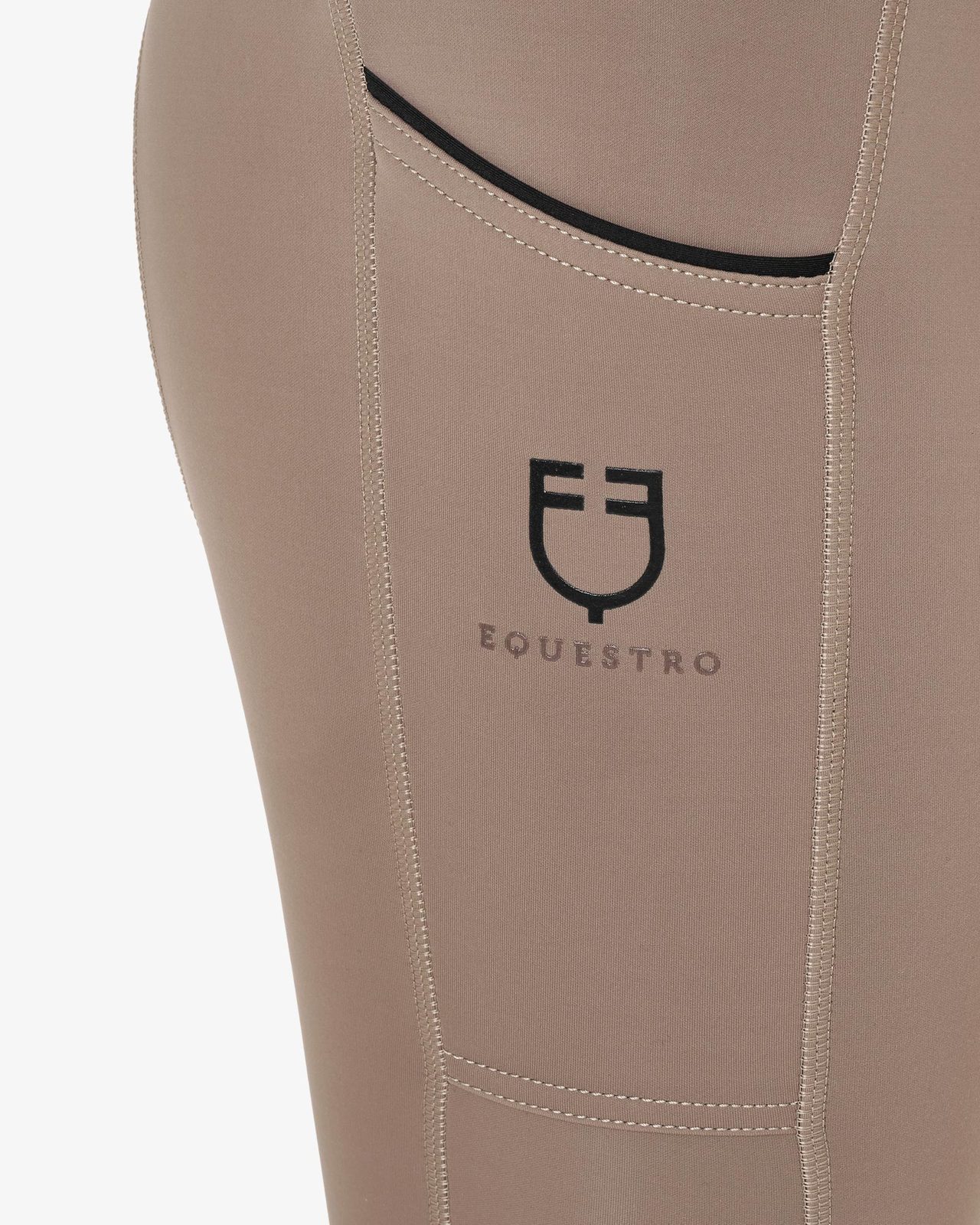 Leggins bambina slim fit grip con logo