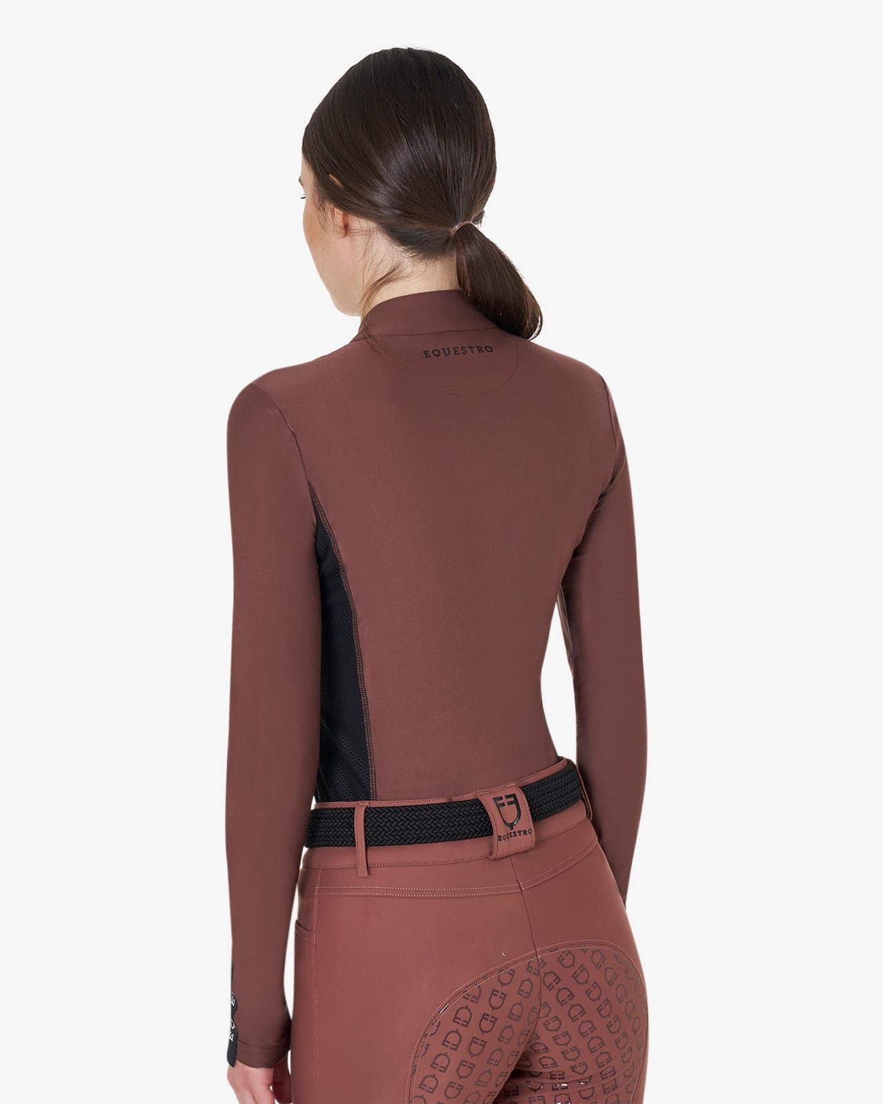 Polo tecnica donna da allenamento manica lunga