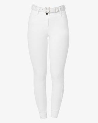 Pantaloni donna a vita alta con grip ginocchio
