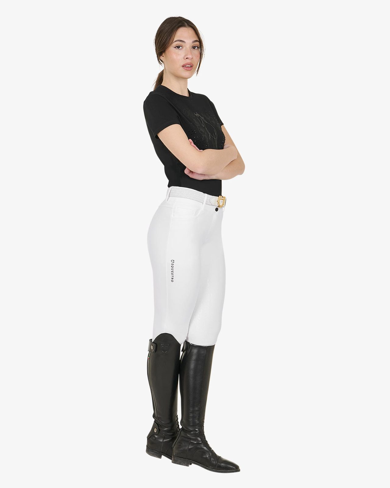 Pantaloni donna full grip a vita alta