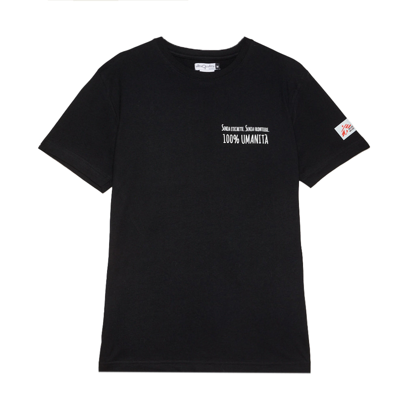 T-shirt unisex nera Senza Etichette