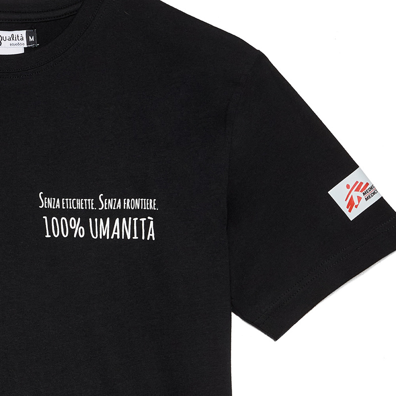 T-shirt unisex nera Senza Etichette