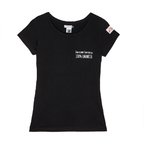 T-shirt donna nera Senza Etichette