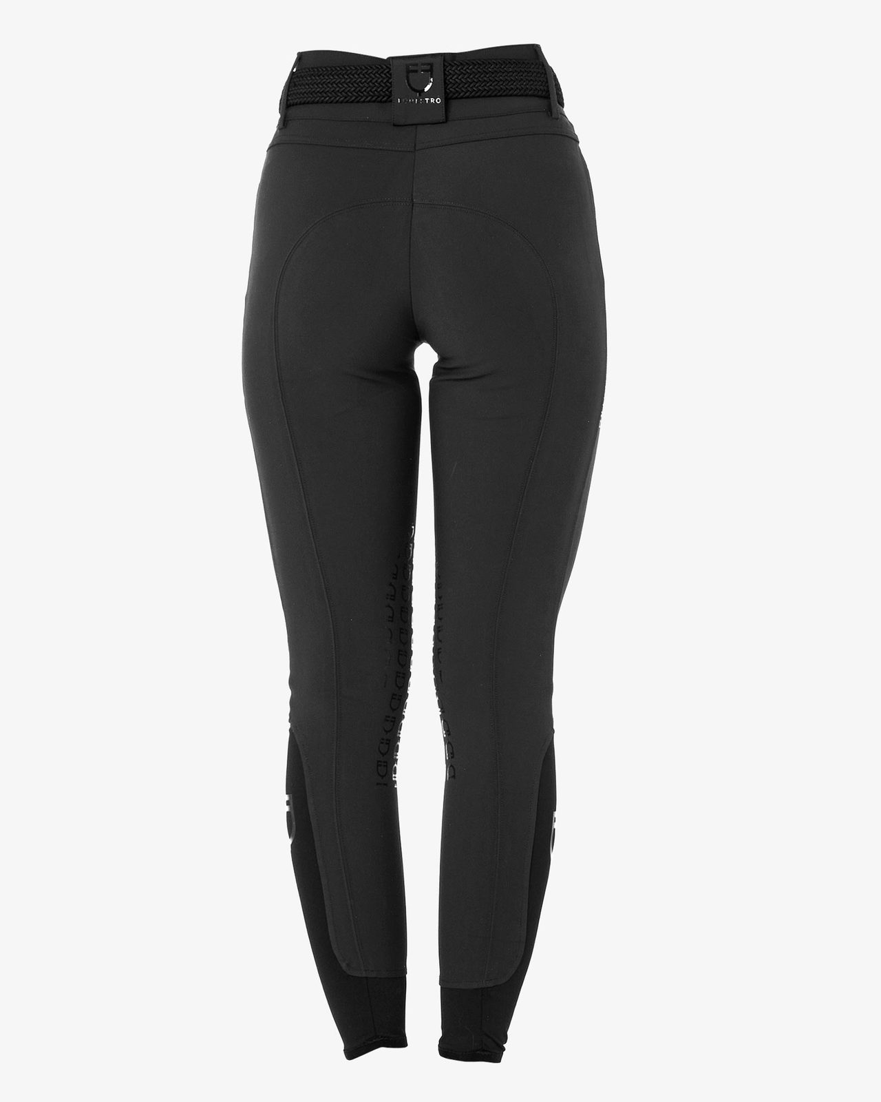 Pantaloni donna a vita alta con grip ginocchio