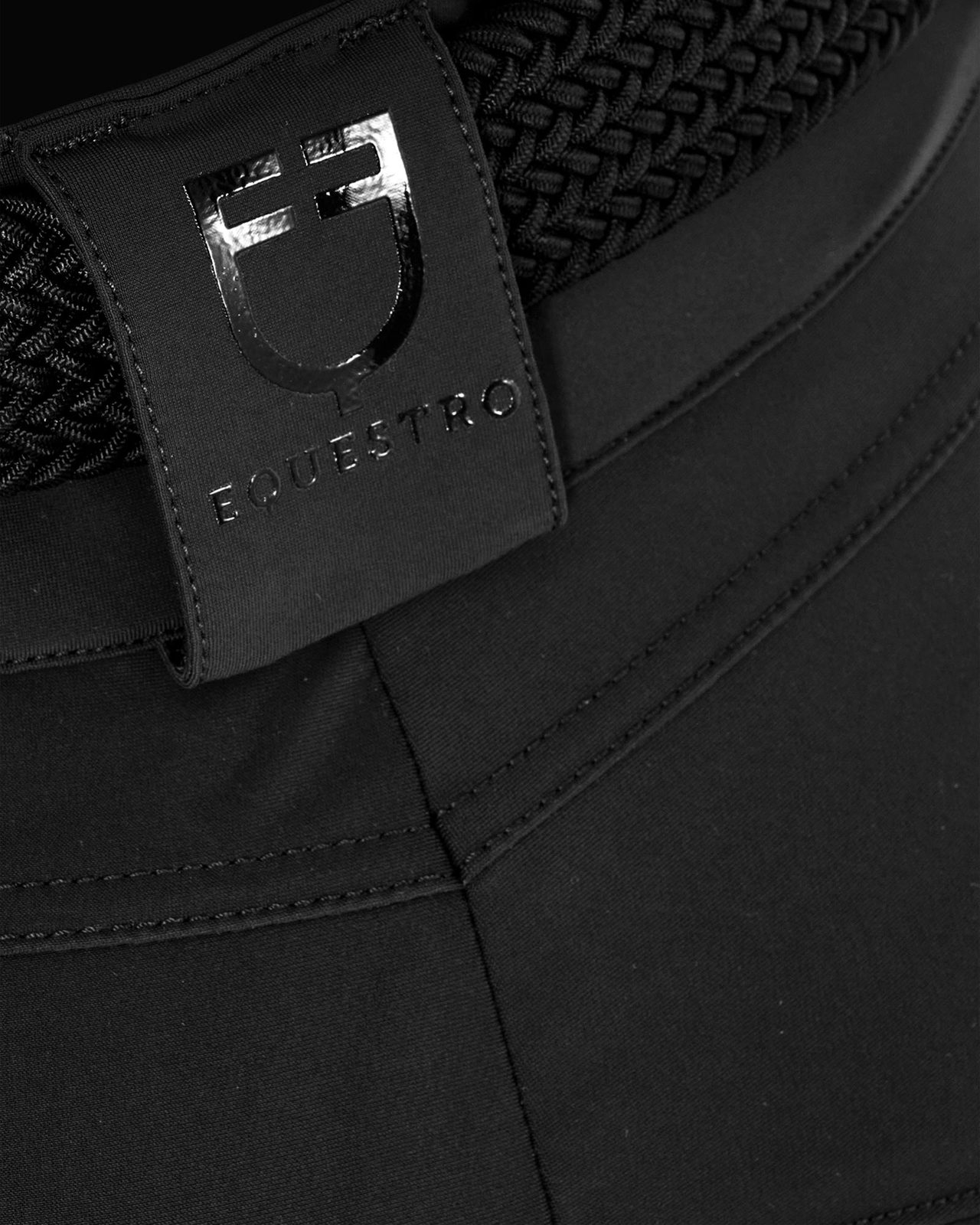 Pantaloni donna a vita alta con grip ginocchio