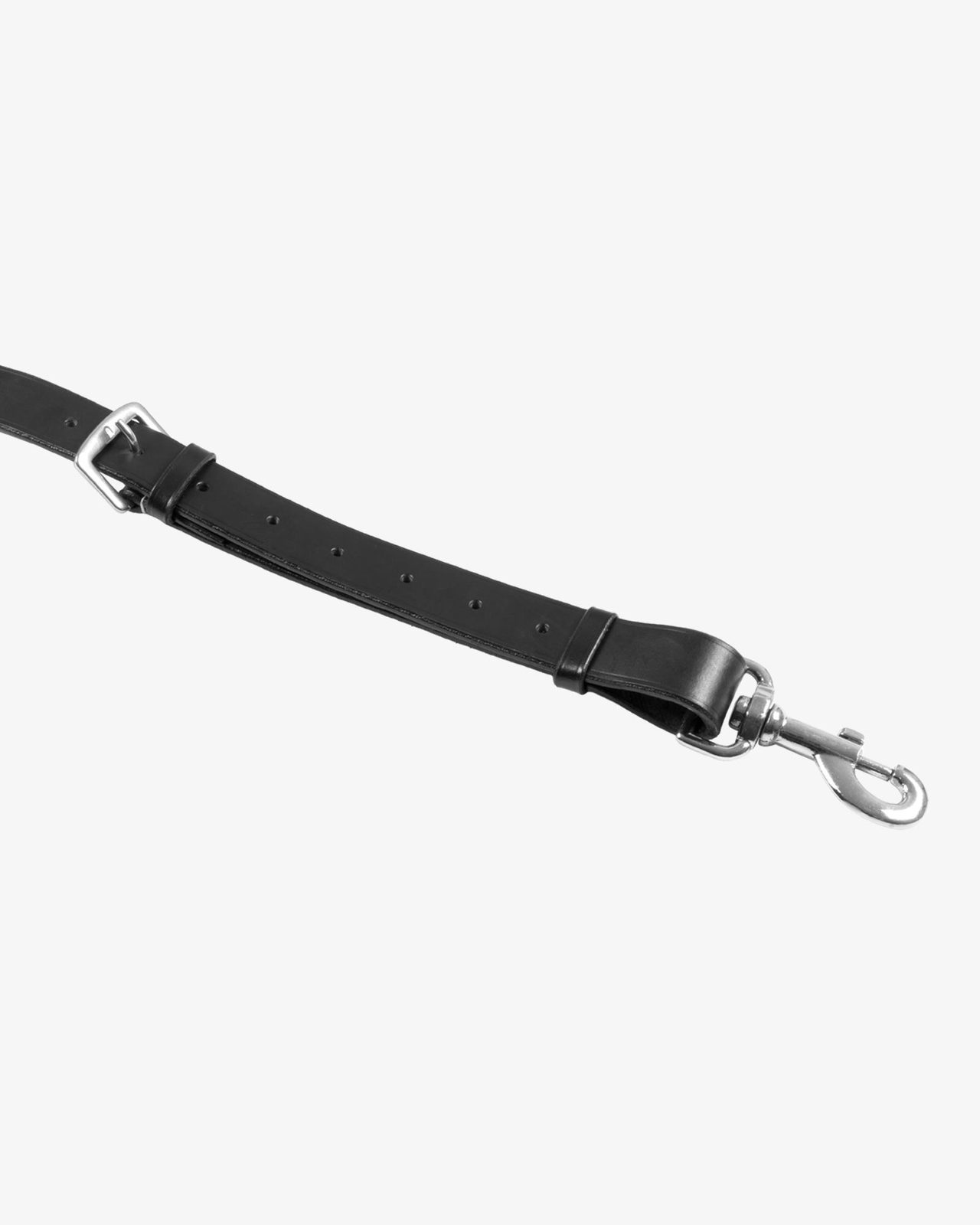 Leather collier martingale