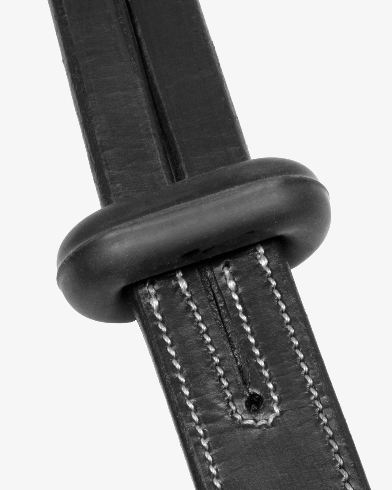 Leather collier martingale