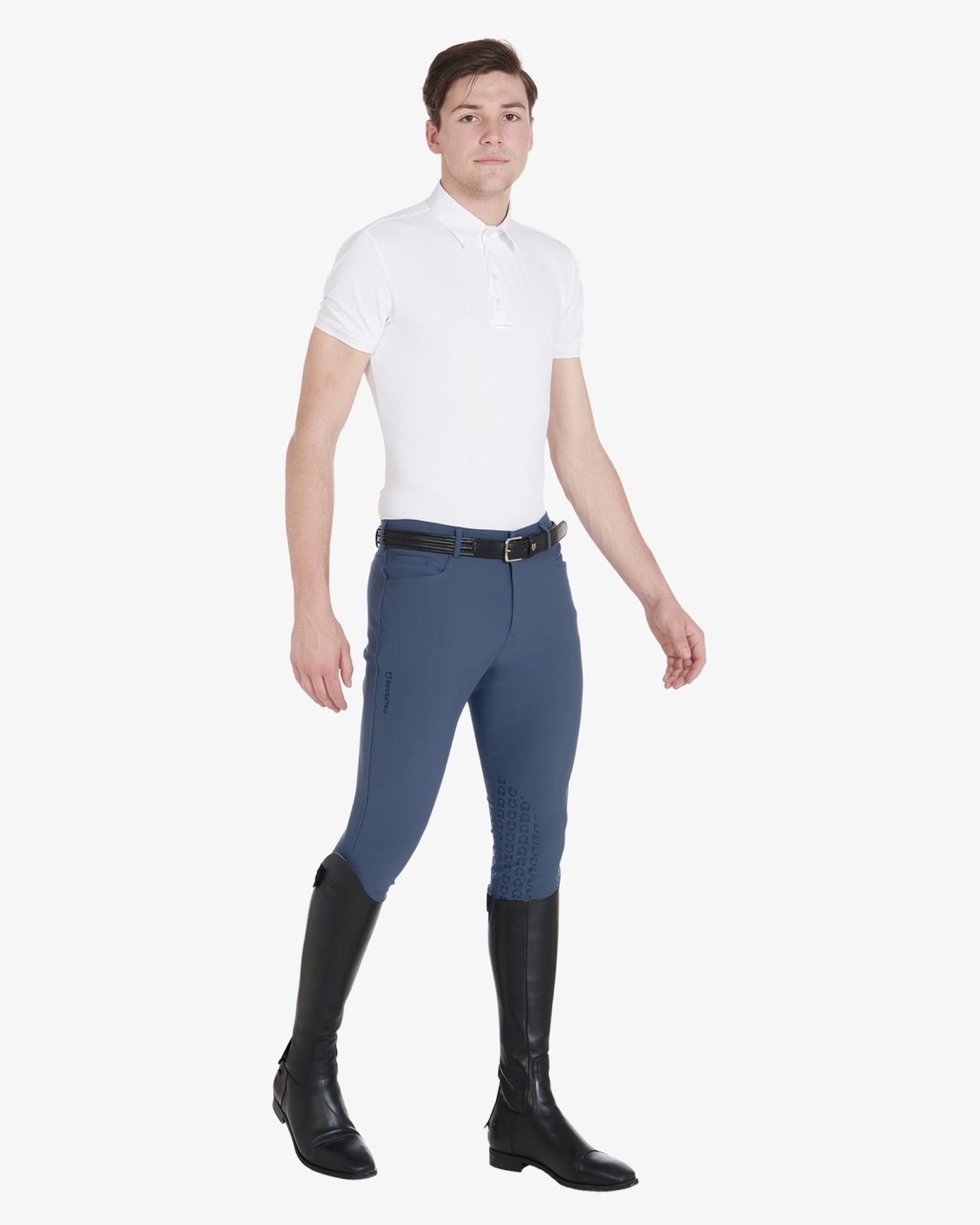Pantaloni uomo slim fit grip con logo Equestro