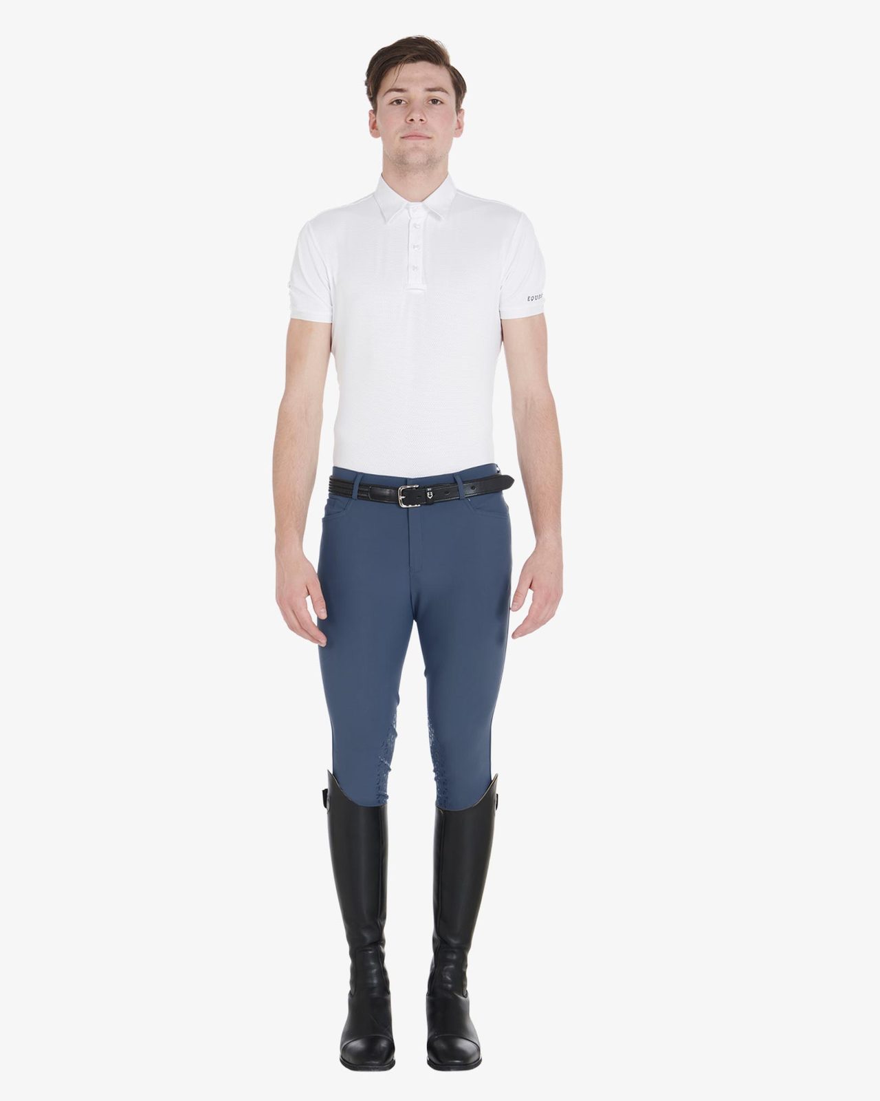 Pantaloni uomo slim fit grip con logo Equestro