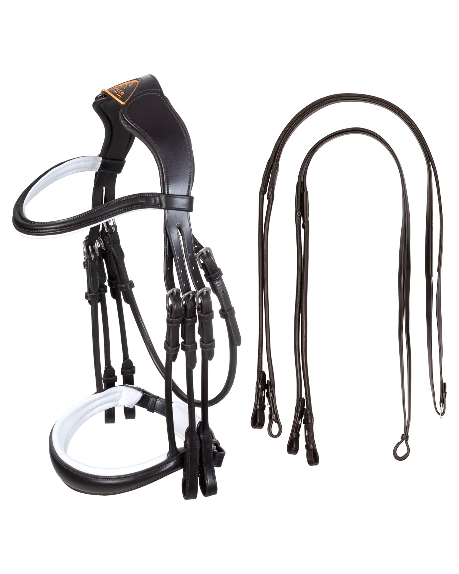 Giocanda bridle calfskin & double reins