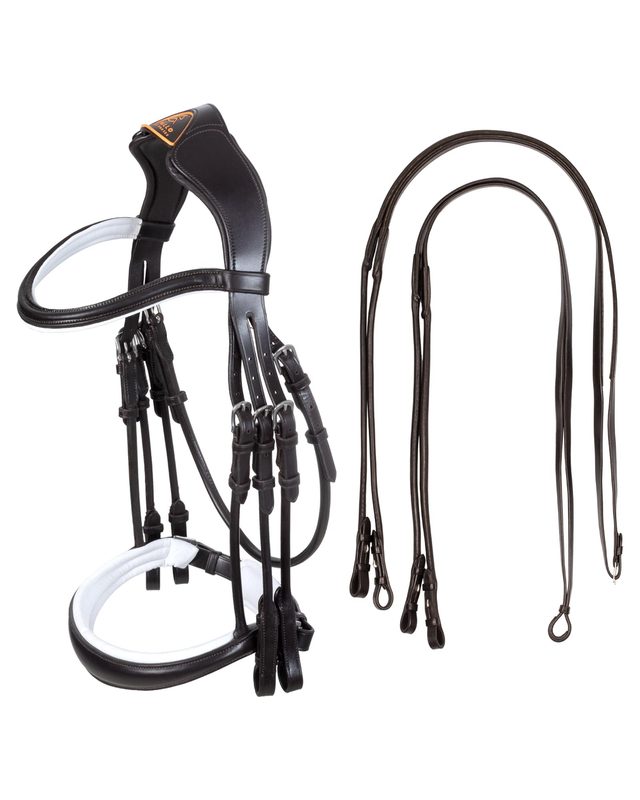 Giocanda bridle calfskin & double reins