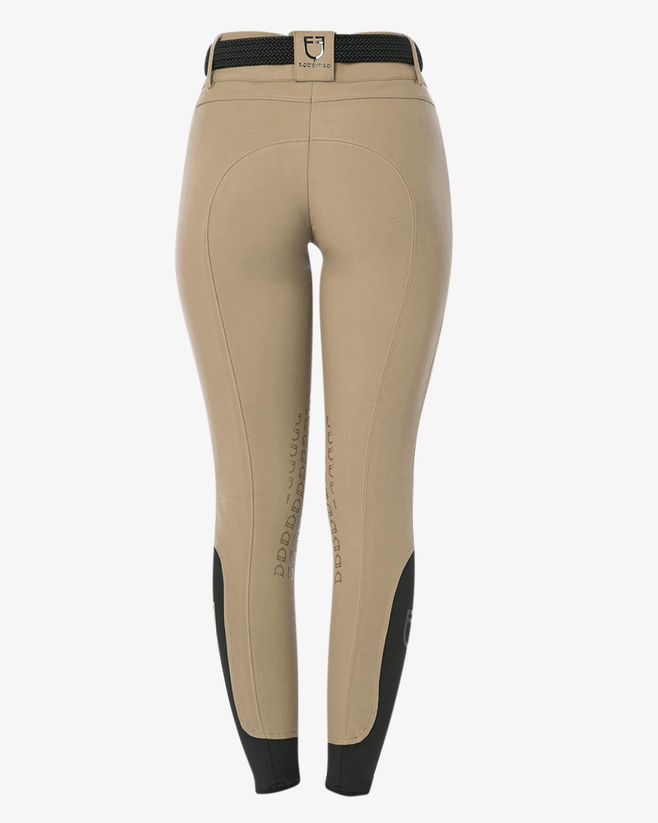 Pantaloni donna a vita alta con grip ginocchio
