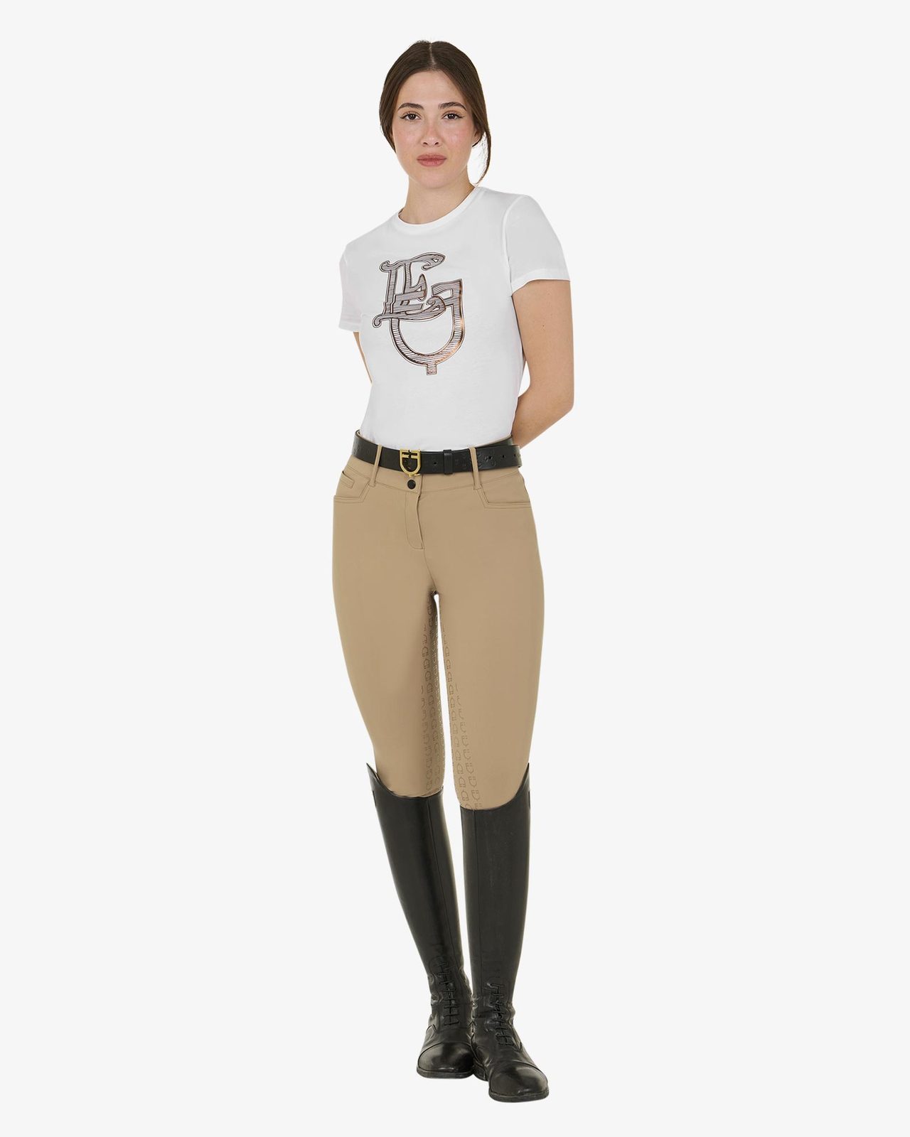 Pantaloni donna full grip a vita alta