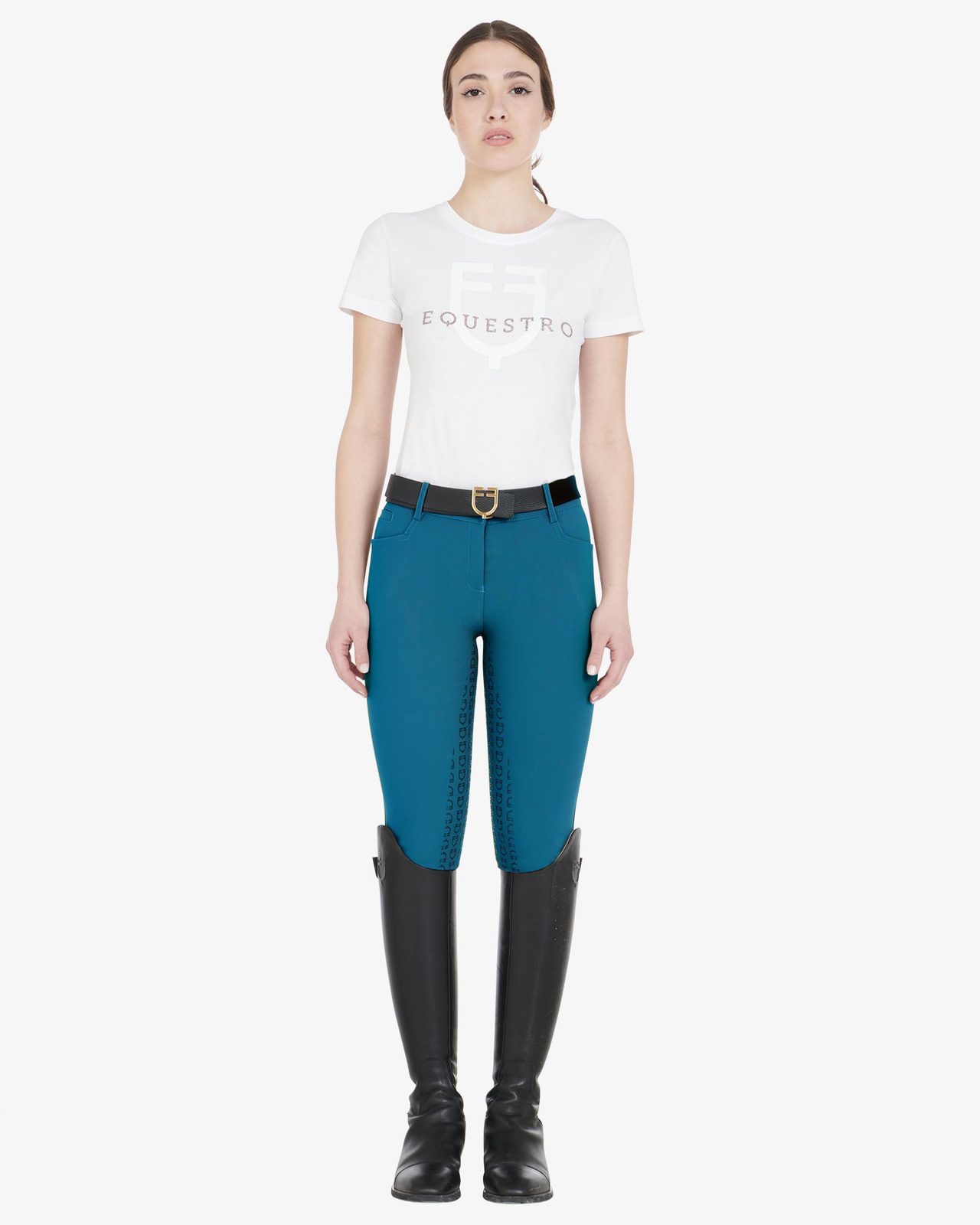 Pantaloni donna slim fit full grip