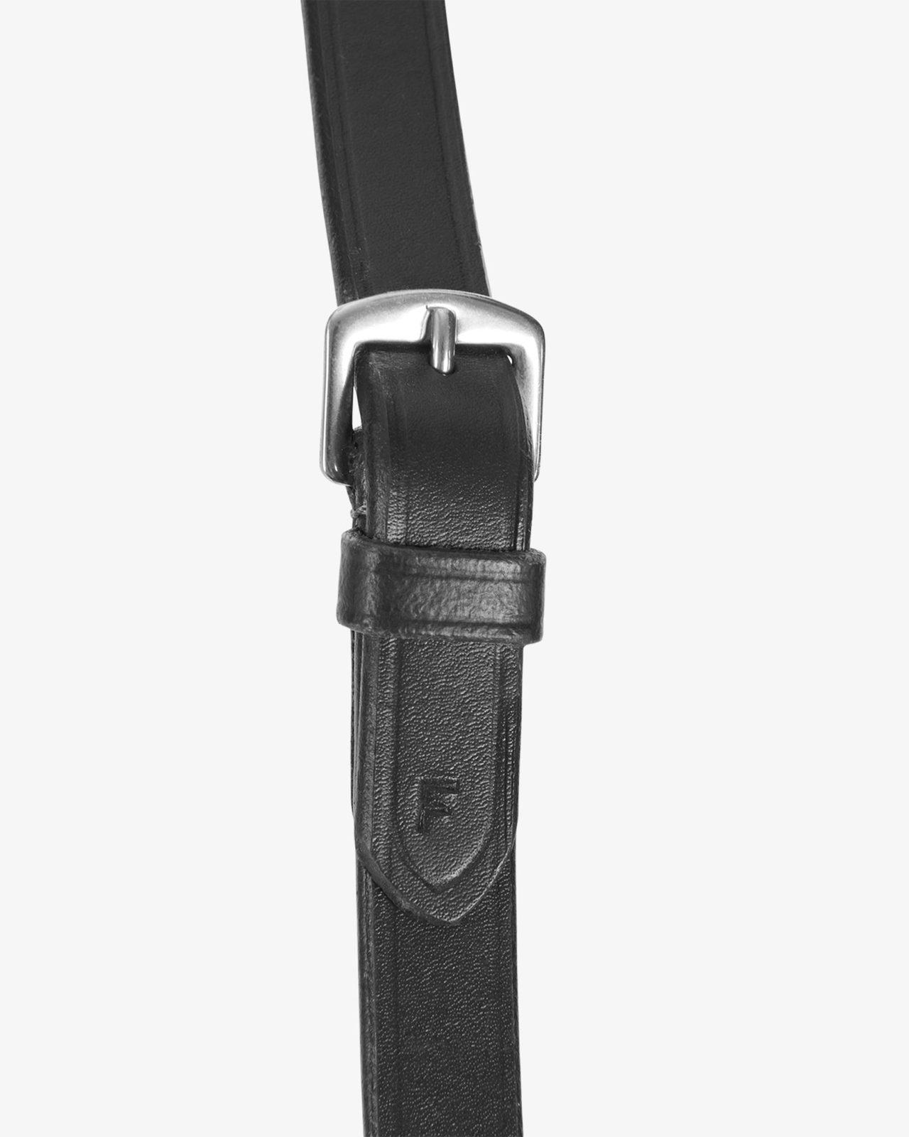 Dressage leather double reins
