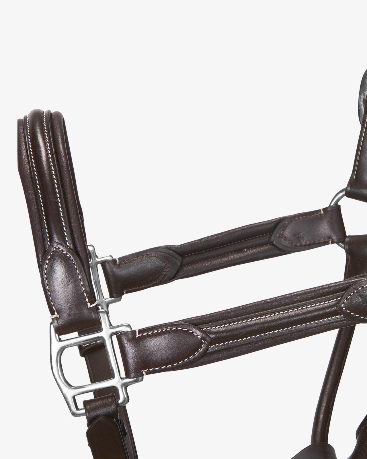 Soft leather halter with durable buckles