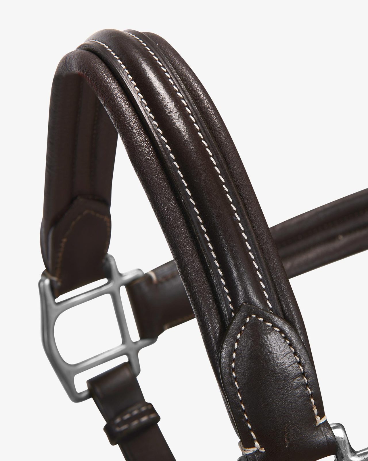 Soft leather halter with durable buckles